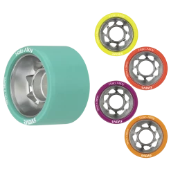 Riedell Skates Radar Alloy Halo Wheels (4 Pack)