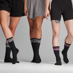 Impala Roller Skates Impala Stripe Crew Socks - Black